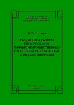 Марина Нохрина - Гражданско-правовое регулирование личных неимущественных отношений, не связанных с имущественными