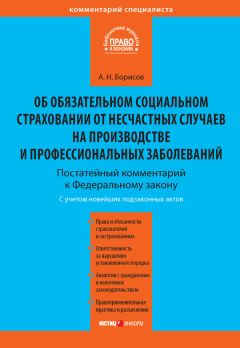 Александр Борисов - Комментарий к Федеральному закону от 24 июля 1998 г. №125-ФЗ «Об обязательном социальном страховании от несчастных случаев на производстве и профессиональных заболеваний» (постатейный)