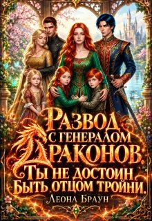 Развод с генералом драконов. Ты не достоин быть отцом тройни - Леона Браун